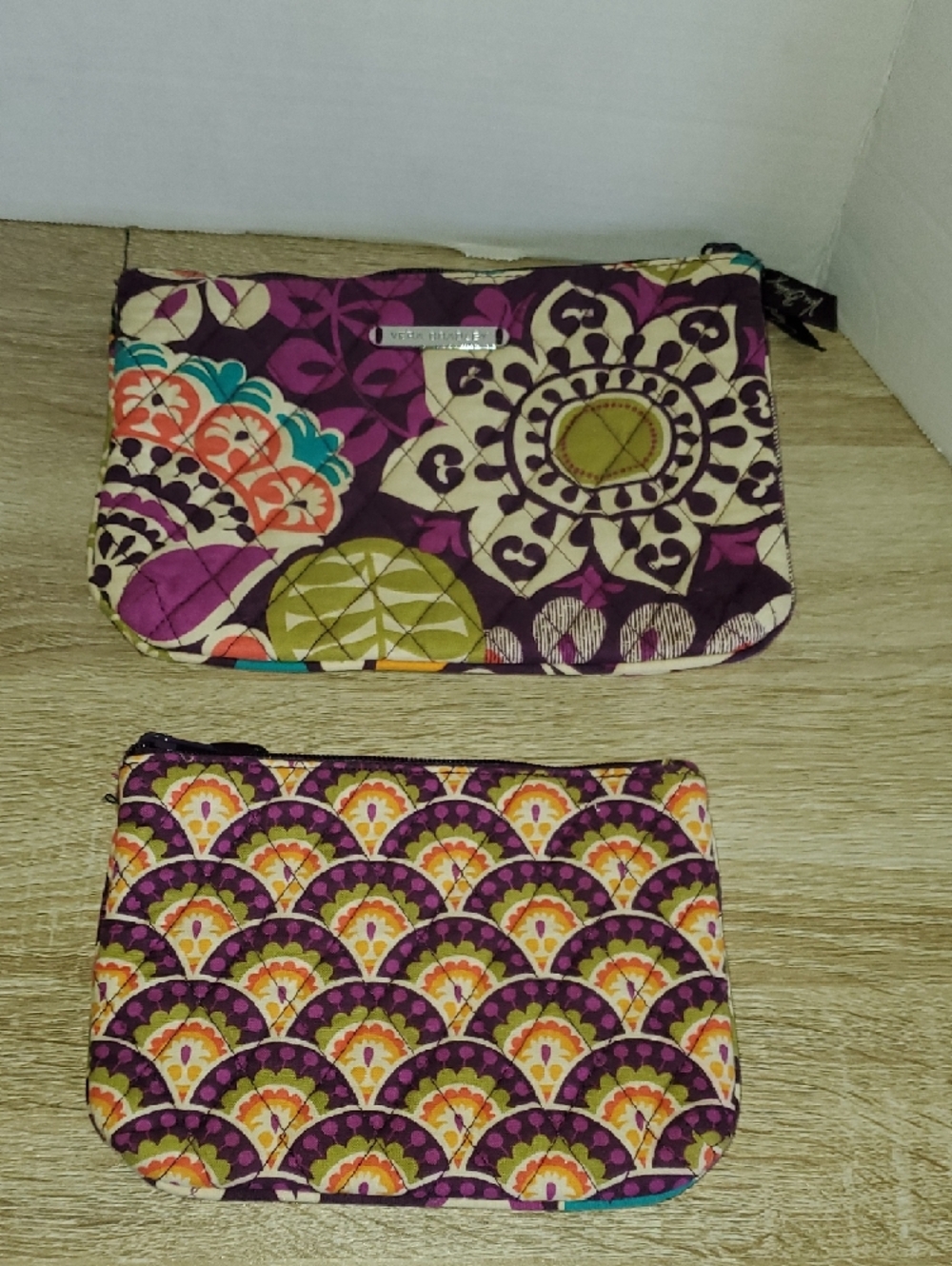 Vera Bradley Plum Crazy Floral Quilted Tote with Coordinating Pouches - Picture 5 of 10